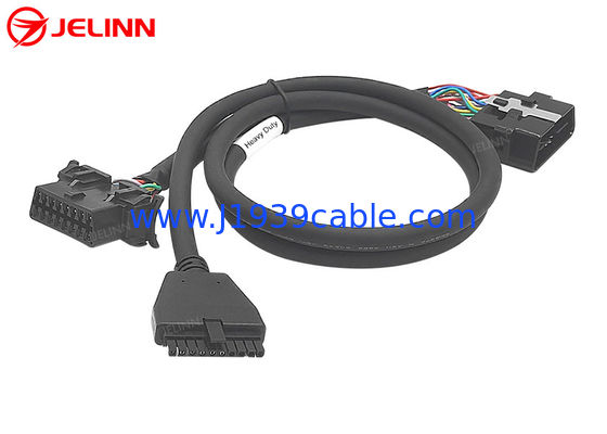 PT30 ELD OBD J1962 북미의 볼보 또는 맥 트럭을 위한 태평양 트랙용 스플리터 Y 케이블
