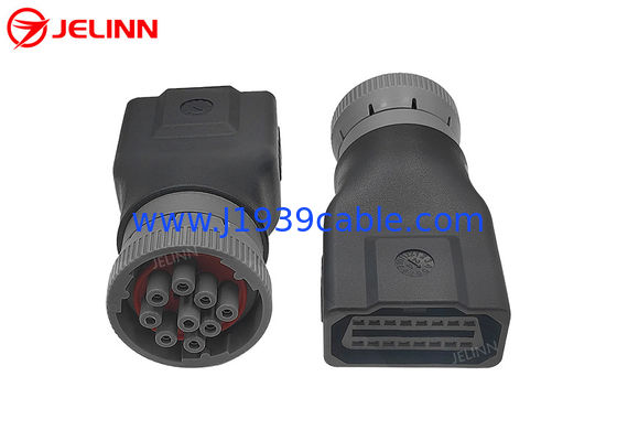 CAT 회색 J1939 9 핀 OBD 2 OBD2 16 핀 애댑터