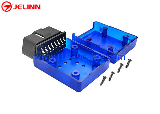 OBD2 장치 OBD 2 케이스 셸 커브 핀 커넥터