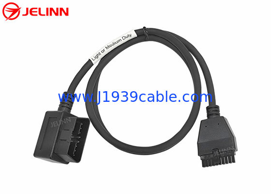 PT30 ELD 장치 케이블 OBD2 OBDII J1962 북미의 볼보 또는 맥 트럭용 케이블 전자 로깅 장치